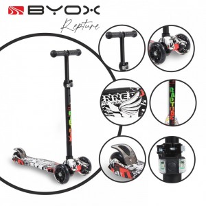 Scooter Rapture Byox με Φωτιζόμενες Ρόδες -Μαύρο New (3800146255428) Scooter Rapture Byox με Φωτιζόμενες Ρόδες -Μαύρο New (3800146255428)