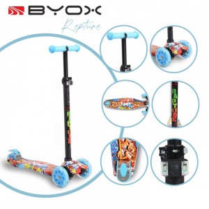 Scooter Rapture Byox με Φωτιζόμενες Ρόδες -Μπλε New (3800146255435) Scooter Rapture Byox με Φωτιζόμενες Ρόδες -Μπλε New (3800146255435)