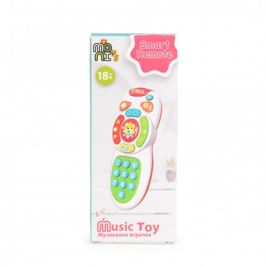 Moni Toys Τηλεκοντρόλ Smart Remote με Μουσική για 18+ Μηνών (3800146268473)