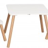 FreeON Σετ Παιδικό Τραπέζι με Καρέκλες από Ξύλο Athena white (40437)