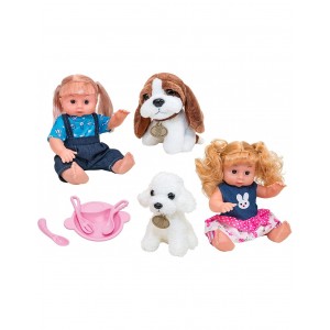 Bimbo Διαδραστική κούκλα Baby Vanessa και το κουτάβι της (406600) Bimbo Διαδραστική κούκλα Baby Vanessa και το κουτάβι της (406600)