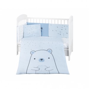 Kikka Boo Σετ Προίκας Μωρού 6 τεμαχίων 70/140 Bear with me Blue (41101060118) Kikka Boo Σετ Προίκας Μωρού 6 τεμαχίων 70/140 Bear with me Blue (41101060118)