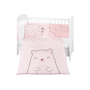 Kikka Boo Σετ Προίκας Μωρού 6 τεμαχίων 70/140 Bear with me Pink (41101060120) Kikka Boo Σετ Προίκας Μωρού 6 τεμαχίων 70/140 Bear with me Pink (41101060120)