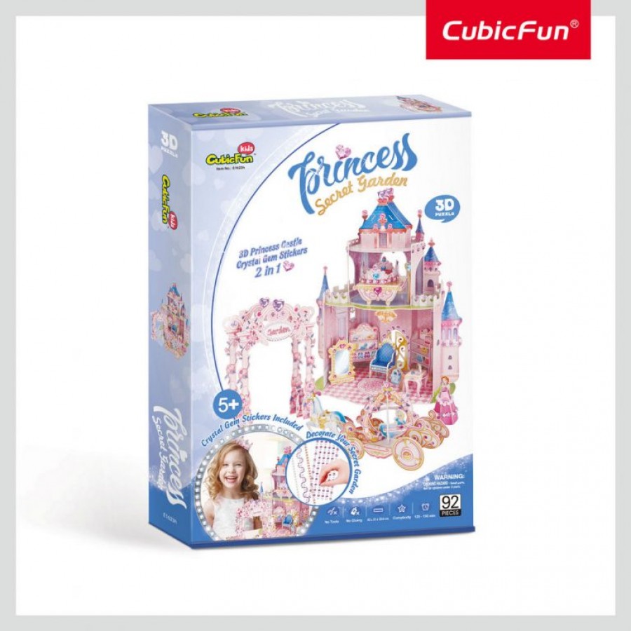 Cubic Fun 3D Πάζλ E1623h Princess Secret Garden (420083)