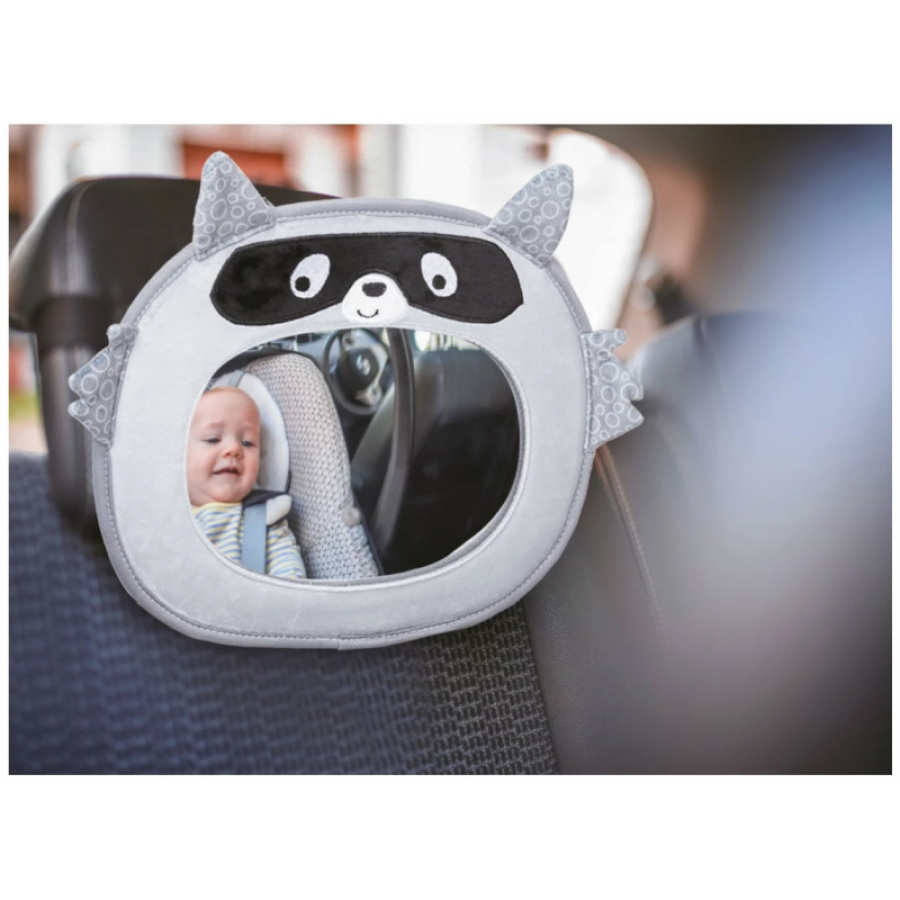 Free On Baby Car Mirror Racoon Grey για αντεστραμμένο κάθισμα (42622)