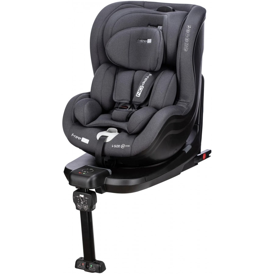 Free On Κάθισμα Αυτοκινήτου Galaxy Isofix i-Size 40-150cm Grey (46989)