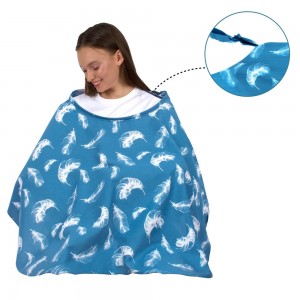 Sevi Bebe Ποδιά Θηλασμού Feather Pattern (6372-91)