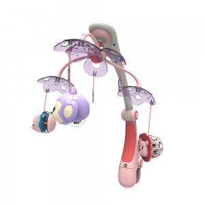 Bebestars Μουσικό Κρεβατιού με Προβολέα Pink (853-185) Bebestars Μουσικό Κρεβατιού με Προβολέα Pink (853-185)