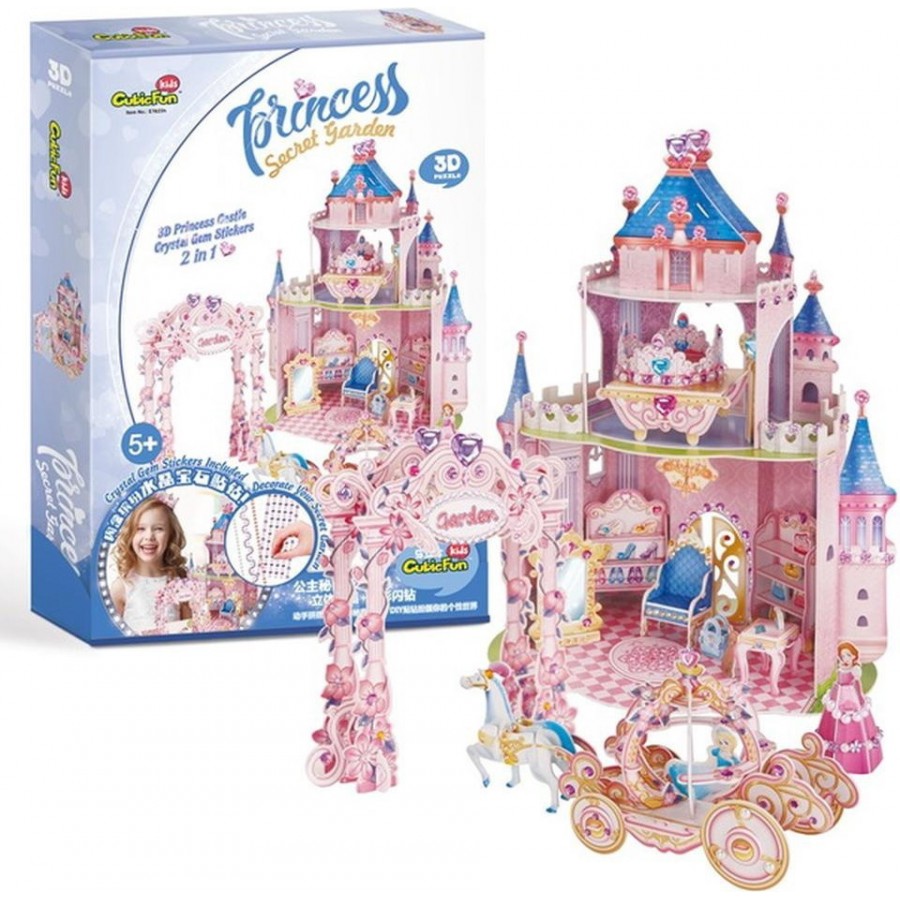 Cubic Fun 3D Πάζλ E1623h Princess Secret Garden (420083)