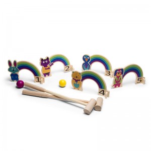 Bs Toys Rainbow Croquet (Κροκέ) (GA383) Bs Toys Rainbow Croquet (Κροκέ) (GA383)