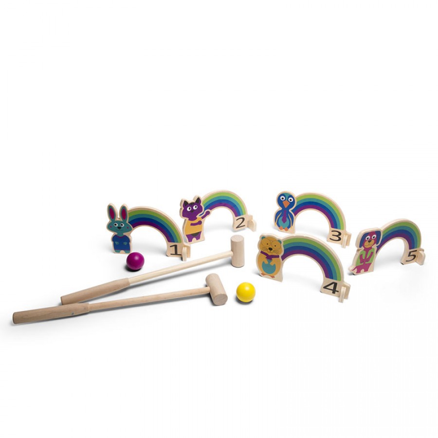 Bs Toys Rainbow Croquet (Κροκέ) (GA383)