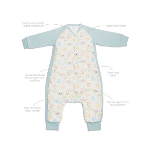 Lulujo Deluxe Υπνόσακος Jungle 2.5 Tog 6-18 μηνών (LJ950) Lulujo Deluxe Υπνόσακος Jungle 2.5 Tog 6-18 μηνών (LJ950)