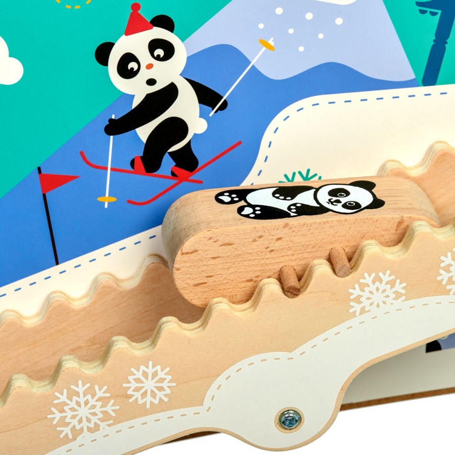 Lucy & Leo Επιτοίχιο ξύλινο παιχνίδι Σκι (LL239)