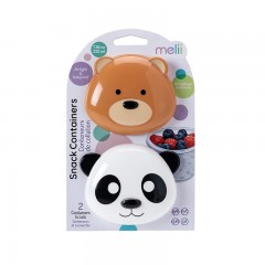 Melii – Σετ 2 δοχείων για σνακ Bear & Panda (MEL14700) Melii – Σετ 2 δοχείων για σνακ Bear & Panda (MEL14700)