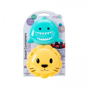 Melii – Σετ 2 δοχείων για σνακ Shark & Lion (MEL14900) Melii – Σετ 2 δοχείων για σνακ Shark & Lion (MEL14900)