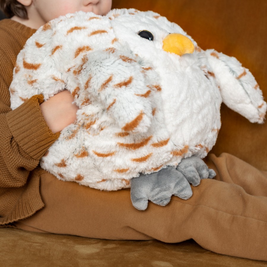 Noxxiez Μαξιλαράκι με τσέπες Snow Owl (NX-HW714)