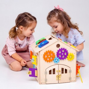 Roter Kafer Σπιτάκι Απασχόλησης Wooden BusyHouse (RW2001) Roter Kafer Σπιτάκι Απασχόλησης Wooden BusyHouse (RW2001)