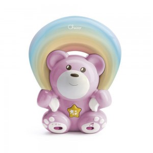 Chicco Ουράνιο Τόξο Αρκουδάκι με Μουσική και Φως για Νεογέννητα Ροζ (Y02-10474-10)