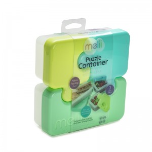 Melli – Φαγητοδοχείο Παζλ Lime - mint Blue (MEL15100) Melli – Φαγητοδοχείο Παζλ Lime - mint Blue (MEL15100)