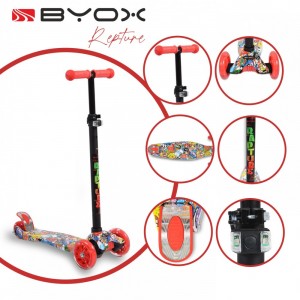 Scooter Rapture Byox με Φωτιζόμενες Ρόδες - Κόκκινο New (3800146225230) Scooter Rapture Byox με Φωτιζόμενες Ρόδες - Κόκκινο New (3800146225230)