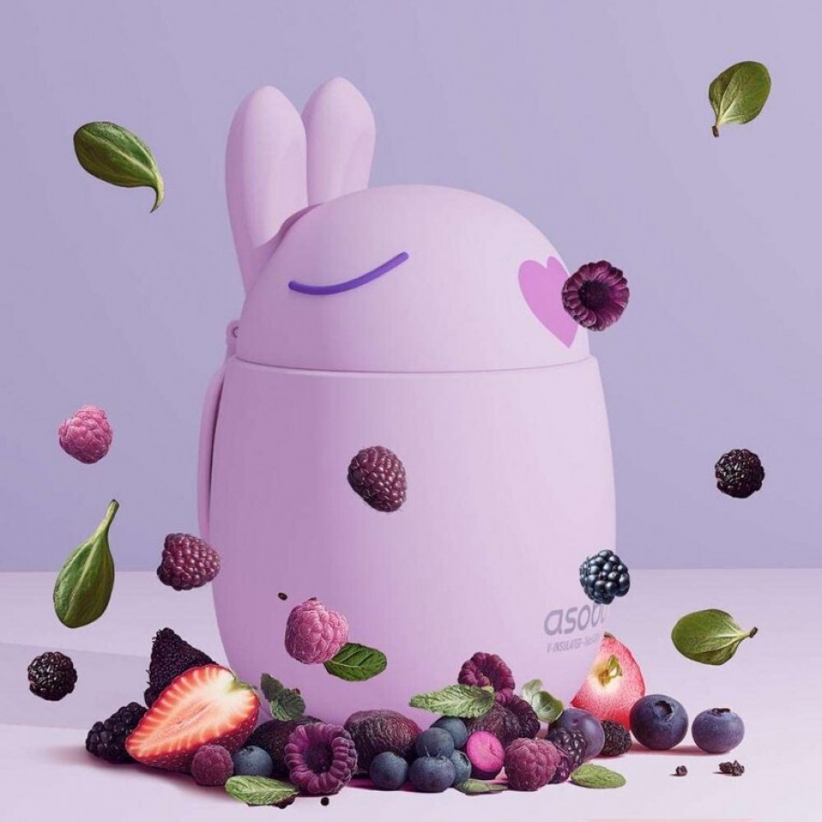 Asobu Φαγητοδοχείο Θερμός Bunny 600ml (05782)