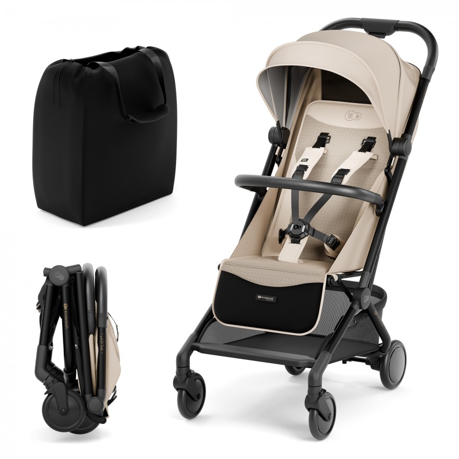 Kinderkraft Pilot 2 Καρότσι ταξιδίου Cabin Size Beige (KSPILO02BEG0000)