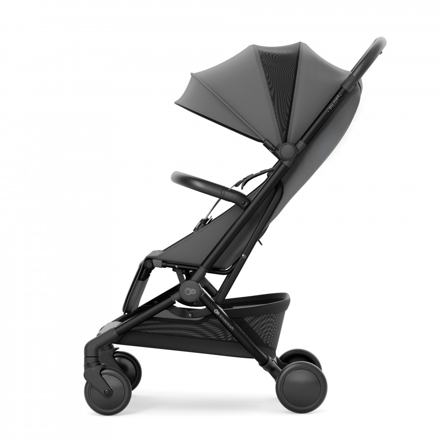 Kinderkraft  Pilot 2 Καρότσι ταξιδίου Cabin Size Grey (KSPILO02GRY0000)