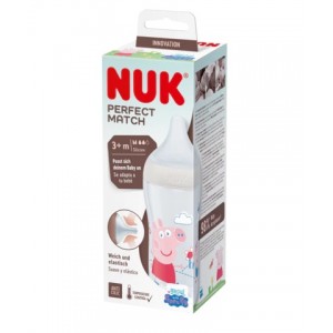 Nuk Peppa Pig Μπιμπερό Πλαστικό 260ml Perfect Match με θηλή 3m+ (10216017) Nuk Peppa Pig Μπιμπερό Πλαστικό 260ml Perfect Match με θηλή 3m+ (10216017)