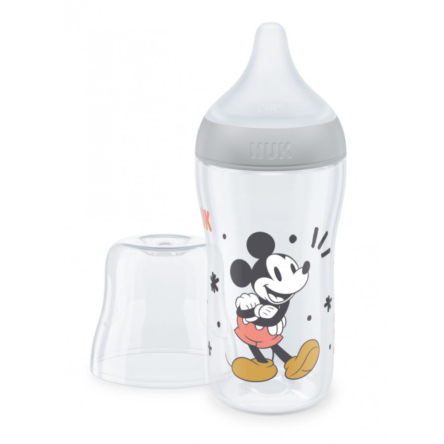 Nuk Disney Mickey Μπιμπερό Πλαστικό 260ml Perfect Match με θηλή 3m+ (10216305)
