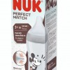 Nuk Disney Mickey Μπιμπερό Πλαστικό 260ml Perfect Match με θηλή 3m+ (10216305)