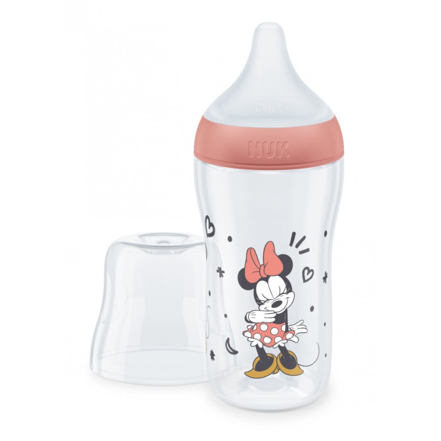 Nuk Disny Mnnie Μπιμπερό Πλαστικό 260ml Perfect Match με θηλή 3m+ (10216305_1)