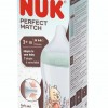 Nuk Disney Winnie Pooh Μπιμπερό Πλαστικό 260ml Perfect Match με θηλή 3m+ (10216308)