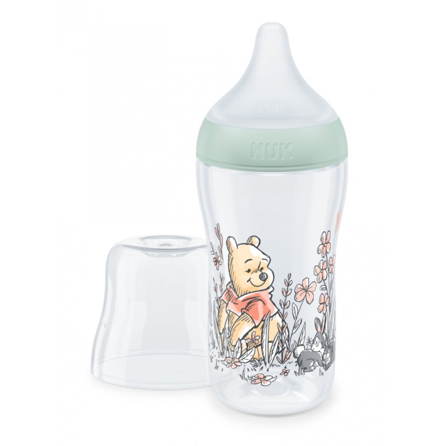 Nuk Disney Winnie Pooh Μπιμπερό Πλαστικό 260ml Perfect Match με θηλή 3m+ (10216308)