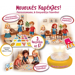 ΙΔΕΑ Εκπαιδευτικό παιχνίδι Μουσικές Καρέκλες (14536)