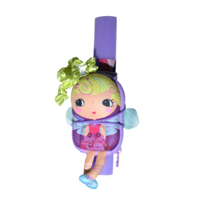 Χειροποίητη Αρωματική Λαμπάδα Τσαντάκι Μωβ (2026032)