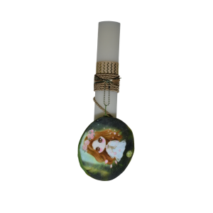 Χειροποίητη Αρωματική Λαμπάδα με Πράσινο πορτοφολάκι (2026034) Χειροποίητη Αρωματική Λαμπάδα με Πράσινο πορτοφολάκι (2026034)