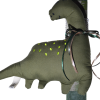Χειροποίητη Αρωματική Λαμπάδα Λούτρινο Dino Green 20cm (2026038)