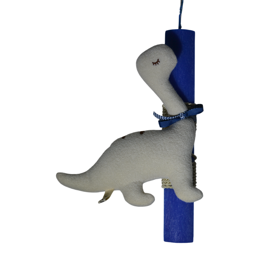 Χειροποίητη Αρωματική Λαμπάδα Λούτρινο Dino 20cm (2026039)