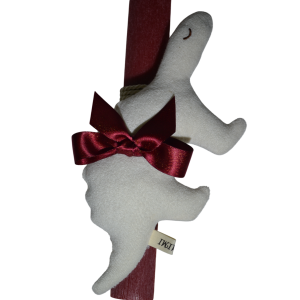 Χειροποίητη Αρωματική Λαμπάδα Λούτρινο Dino white 20cm (2026040) Χειροποίητη Αρωματική Λαμπάδα Λούτρινο Dino white 20cm (2026040)