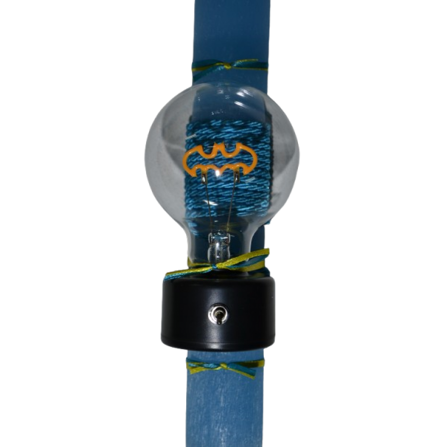 Χειροποίητη Αρωματική Λαμπάδα Με Λάμπα φωτιζόμενη Αράχνη (2026049) Χειροποίητη Αρωματική Λαμπάδα Με Λάμπα φωτιζόμενη Αράχνη (2026049)