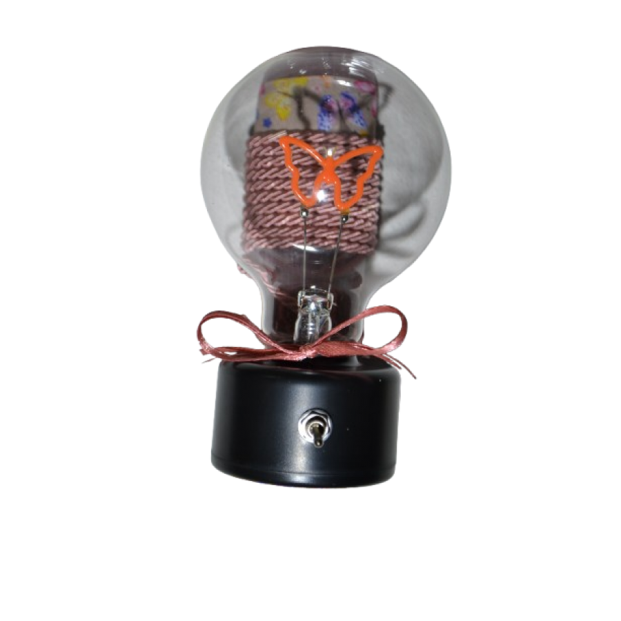 Χειροποίητη Αρωματική Λαμπάδα Με Λάμπα φωτιζόμενη Πεταλούδα (2026050) Χειροποίητη Αρωματική Λαμπάδα Με Λάμπα φωτιζόμενη Πεταλούδα (2026050)