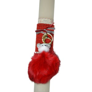 Χειροποίητη Αρωματική Λαμπάδα Με Μπρελόκ με Χνουδωτό Bear Red (2026059) Χειροποίητη Αρωματική Λαμπάδα Με Μπρελόκ με Χνουδωτό Bear Red (2026059)