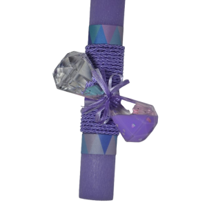 Χειροποίητη Αρωματική Λαμπάδα Με Διακοσμητική Κλεψύδρα Λιλά (2026065) Χειροποίητη Αρωματική Λαμπάδα Με Διακοσμητική Κλεψύδρα Λιλά (2026065)