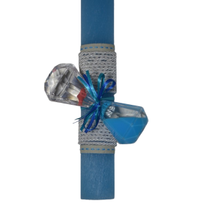 Χειροποίητη Αρωματική Λαμπάδα Με Διακοσμητική Κλεψύδρα Μπλε (2026066) Χειροποίητη Αρωματική Λαμπάδα Με Διακοσμητική Κλεψύδρα Μπλε (2026066)