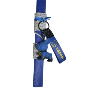 Χειροποίητη Αρωματική Λαμπάδα Με Μπρελόκ Bulldog Blue (2026068) Χειροποίητη Αρωματική Λαμπάδα Με Μπρελόκ Bulldog Blue (2026068)