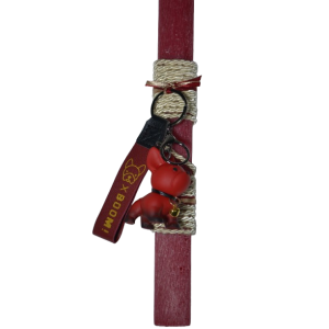 Χειροποίητη Αρωματική Λαμπάδα Με Μπρελόκ Bulldog Red (2026069) Χειροποίητη Αρωματική Λαμπάδα Με Μπρελόκ Bulldog Red (2026069)