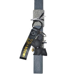 Χειροποίητη Αρωματική Λαμπάδα Με Μπρελόκ Bulldog Black (2026073) Χειροποίητη Αρωματική Λαμπάδα Με Μπρελόκ Bulldog Black (2026073)