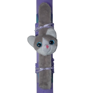 Χειροποίητη Αρωματική Λαμπάδα Με βραχιόλι Λούτρινο Γατούλα (2026079)