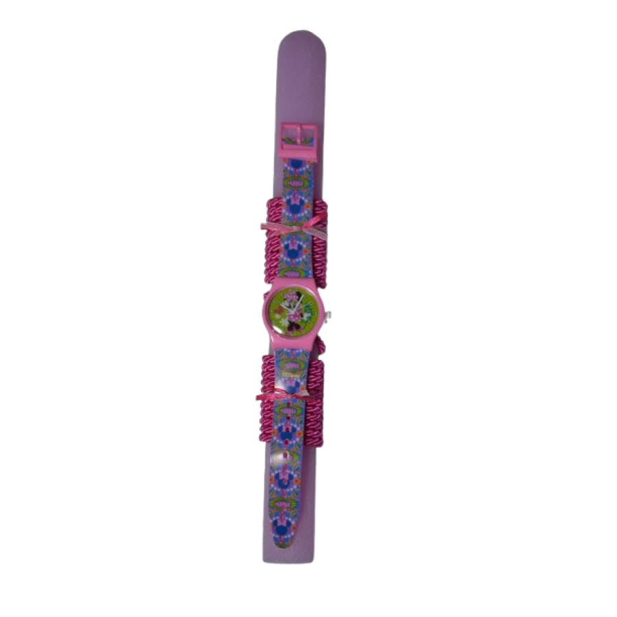 Χειροποίητη Αρωματική Λαμπάδα Με Παιδικό Ρολόι Ποντικούλα (2026089)