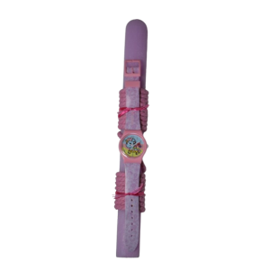 Χειροποίητη Αρωματική Λαμπάδα Με Παιδικό Ρολόι Ροζ Unicorn (2026091)